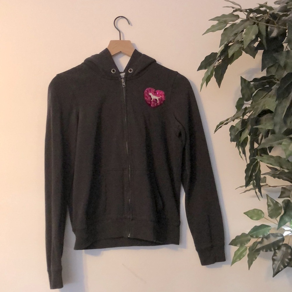 Black PINK Zip Up